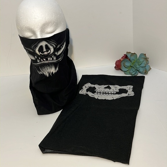 Bundle Of Mens Biker Scull Face Covers - Picture 2 of 10